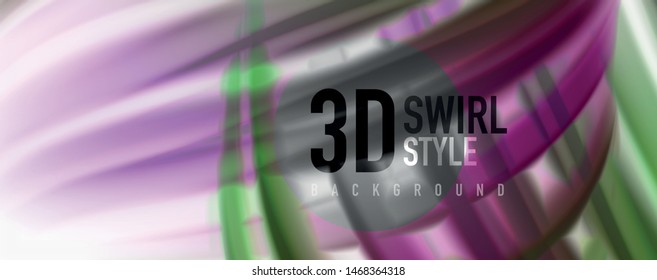 Modern Liquid color flow on white - colorful flow poster. Techno Wave Liquid shape in white color background. Design for your design project. Vector