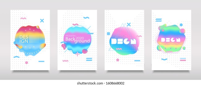 Modern Liquid Color. Modern Graphic Background. Colorful Modern Vector. Graphic Shapes Background. Abstract Fluid Color. Graphic Elements Template. Fluid Minimal Elements.