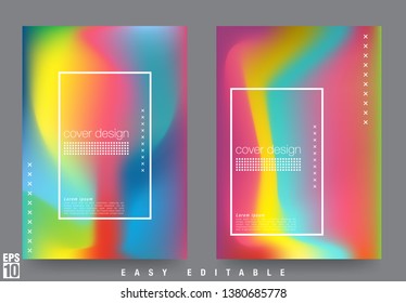 Modern Liquid Cover Design Template