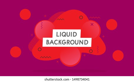 Modern Liquid Fluid Oil Vector Background for web, website and Social Media Use.