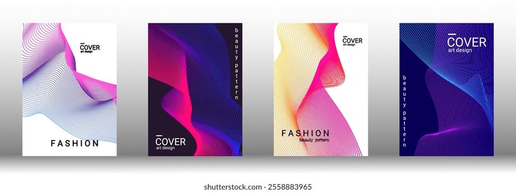 Modern liquid gradient background featuring flowing abstract shapes. Perfect for trendy covers, banners, posters, or digital designs. Vibrant, colorful, and versatile vector illustration in EPS 10