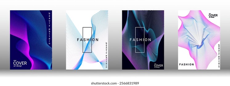 Modern liquid gradient background featuring flowing abstract shapes. Perfect for trendy covers, banners, posters, or digital designs. Vibrant, colorful, and versatile vector illustration in EPS 10