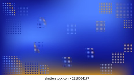 Moderno Gradiente Líquido Oro Azul. Plantilla de diseño abstracto para folletos, folletos, revista, tarjeta de visita, marca, banners, cabeceras, portadas de libros, fondo de cuadernos, diseño de presentación, fondo de pantalla