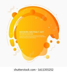 Modern liquid gradient color background. vector illustration
