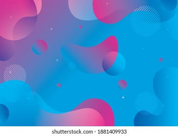 Modern Liquid Gradient Colors Abstract Background. Abstract design template for brochures, flyers, magazine, business card, branding, banners, headers, book covers, notebooks background vector