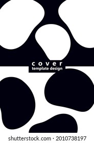 Modern liquid irregular forms. Smooth abstract fluid graphic flat design elements. Vector illustration.