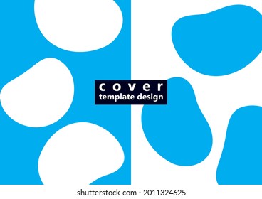 Modern liquid irregular forms. Smooth abstract fluid graphic flat design elements. Vector illustration.