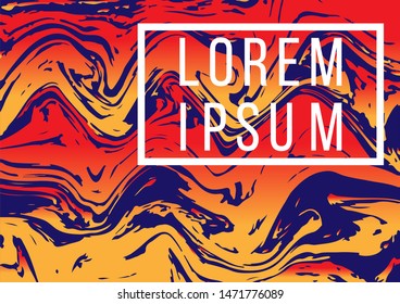 Modern Liquid Marble Oil Banner and Poster for social media Use template Background HD Vector.