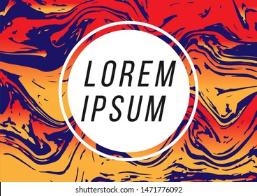 Modern Liquid Marble Oil Banner and Poster for social media Use template Background HD Vector.
