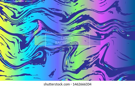 Modern Liquid Oil Abstract Background HD Vector.