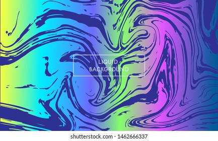 Modern Liquid Oil Abstract Background HD Vector.