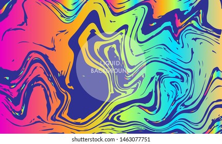 Modern Liquid Oil Abstract Background Design HD Vector.