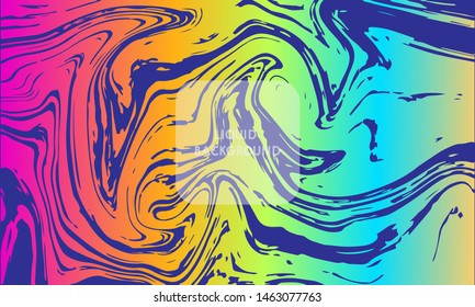 Modern Liquid Oil Abstract Background Design HD Vector.
