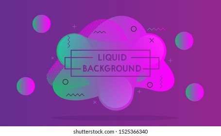 Modern Liquid Oil Banner Background  HD Vector 