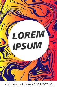 Modern Liquid Oil Gradient Banner and Poster Background  HD Vector.