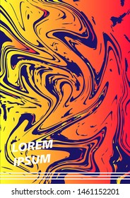 Modern Liquid Oil Gradient Banner and Poster Background  HD Vector.