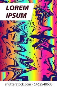Modern Liquid Oil Multi Gradient Banner and Poster Background HD Vector.
