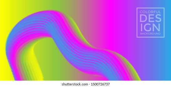 Modern Liquid Template Design Background Vector