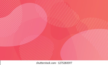 Modern Living Coral Abstract background