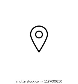 Modern location icon 