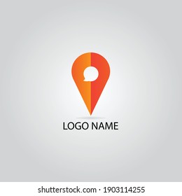 Modern location logo. Unique creative logo