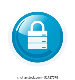 modern lock sign