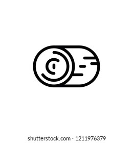Modern log icon