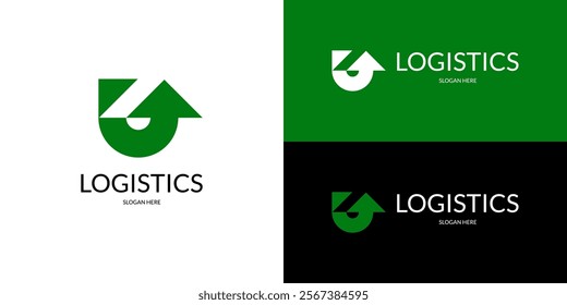 Modern logistics symbol design. Vector illustration.