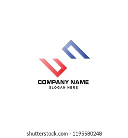 modern logo abstract colored vector template