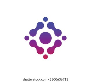 modern logo with abstract style