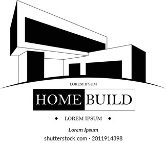 Modern logo for arquitecture or real estate