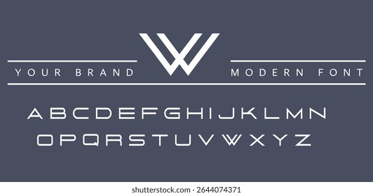 Modern logo beauty font alphabet. Typography elegant beautiful minimal luxury classic letter serif fonts fashion wedding vintage retro logos. vector illustration