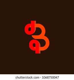 Modern logo bitcoin. Vector icon