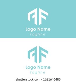 Modern Logo Combination A and F