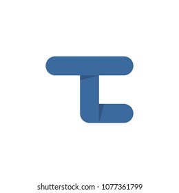 modern logo combination letter c with letter t
