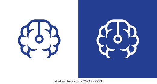 Un logotipo moderno que combina un cerebro y líneas de circuito, simbolizando la inteligencia artificial, la tecnología y la innovación.