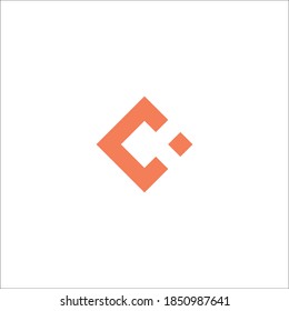 Logo moderno para el nombre de la empresa con letra inicial C