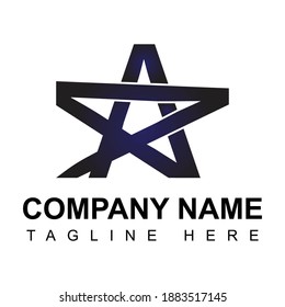modern logo. concept A A A.
