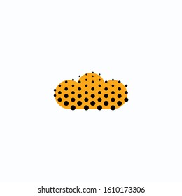 Modern logo concept design for fintech and digital finance technologies