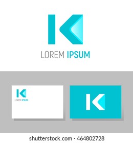 Modern logo concept. Template project, business card. Vector illustration.