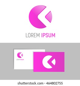 Modern logo concept. Template project, business card. Vector illustration.