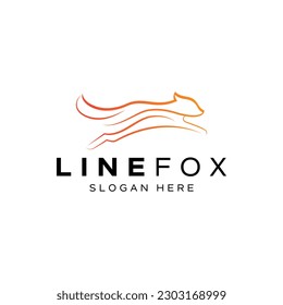 The modern logo depicts a jumping fox.