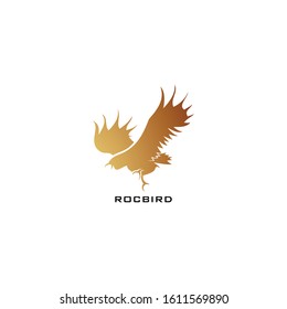 Modern logo design of bird and wings with clean background - EPS10 - Vector.