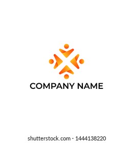 Modern logo design for community