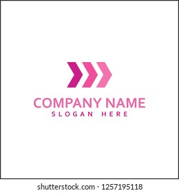 Modern logo design - The concept of arrows for company logos or related needs