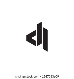 Modern Logo Design Concept with D andL Letter Icon