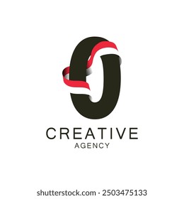 Modern Logo Design for Creative Agencies with Number zero