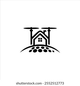 Modern Logo Design for Drone Real Estate