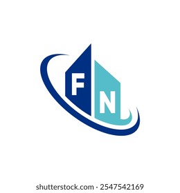 El moderno diseño del logotipo presenta una estilizada inicial de dos letras en tonos azules, rodeada de Elementos circulares para transmitir fluidez y profesionalismo