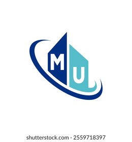 The modern logo design features a stylized two-letter initial in shades of blue, surrounded by circular elements to convey fluidity and professionalism